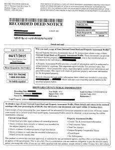 Record Deed Scam